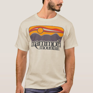 T-shirt Mammoth Mountain Retro les années 70/80s Style Sun