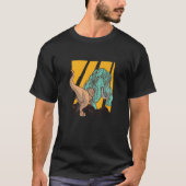 T-shirt Mammoth Vs T Rex Dino Combattez Mammoth Dinosaur C (Devant)