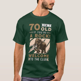 T-shirt Mammouth Laineux N'a Pas 70 Ans Si Vous Êtes Préhi