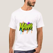 T-shirt "MAMY text design for t-shirt, bold bubble letters (Devant)