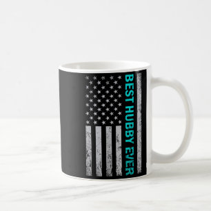 T-shirt man Amerikaanse vlag Koffiemok