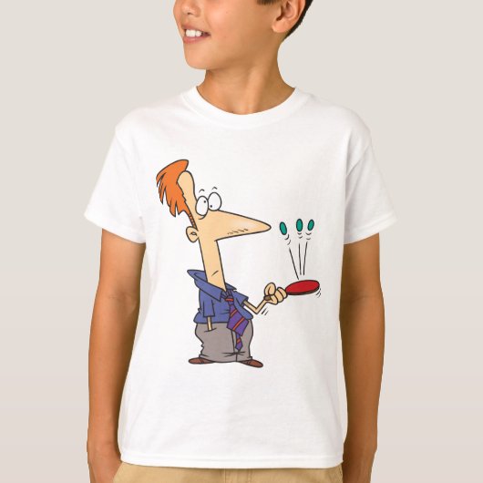 T-shirt Man Bouncing Balls On A Bat (Devant)