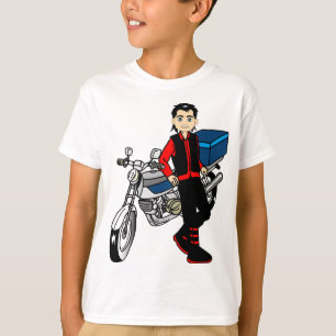 T-shirt Man Boy motocycliste Biker art