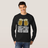 T-shirt Man cave Craft beer Drunken (Devant entier)