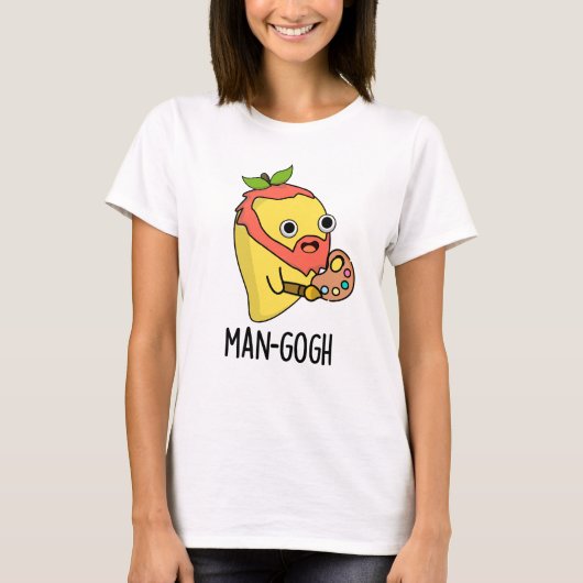 T-shirt Man gogh Funny Artiste Mango Pun (Devant)