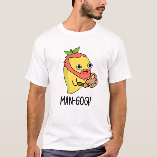 T-shirt Man gogh Funny Artiste Mango Pun (Devant)