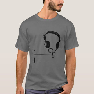 T-Shirt Man "HeadPhones"
