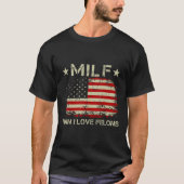 T-shirt Man I Love Felons Funny Trump Sarcastic Statement (Devant)