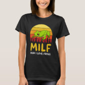 T-shirt Man I Love Frogs Toad Tree Frog (Devant)