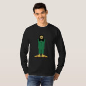 T-shirt  Man in Green Suit Art Retro Abstract (Devant entier)