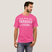 T-shirt Man Myth Legend Dad Parkour (Devant entier)
