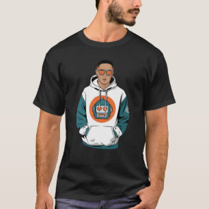 T-shirt Man op straat