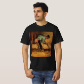 T-shirt Man Stooping with Stick, Spade de Vincent van Gogh (Devant entier)