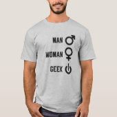 T-shirt Man Woman Cadeau Geek (Devant)