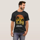 T-shirt Mana Pools, Zimbabwe Safari Parc National Jeu Res (Devant entier)