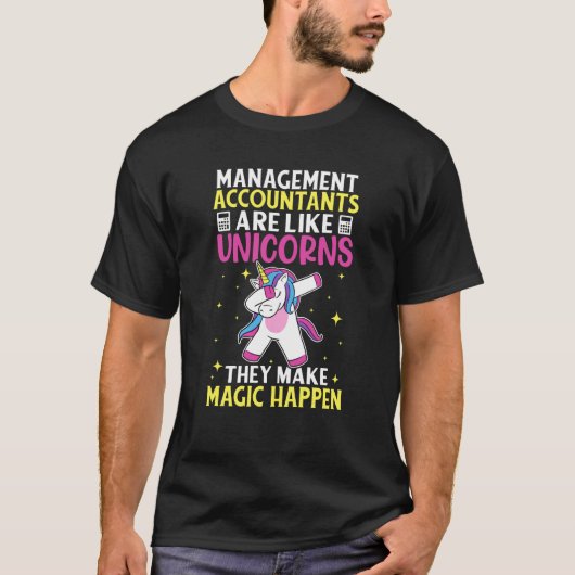 T-shirt Management Accountants Are Like Unicorns (Devant)