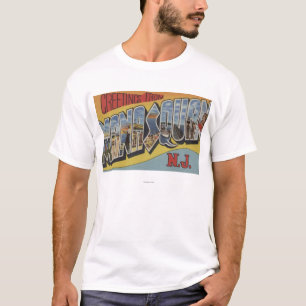T-shirt Manasquan, New Jersey - grandes scènes de lettre