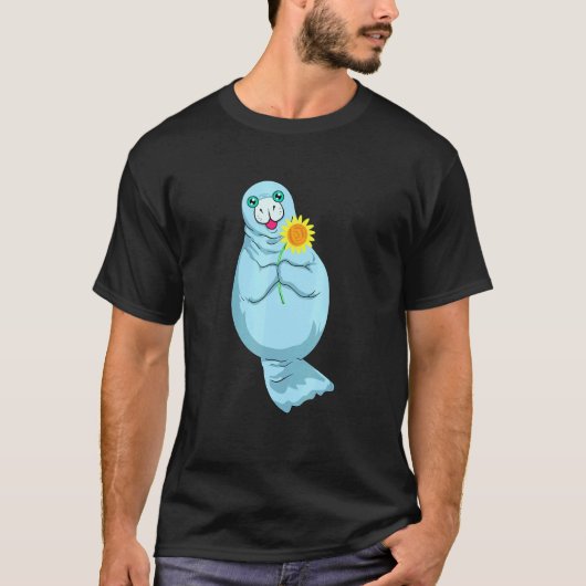 T-shirt Manate Avec Tournesol (Devant)