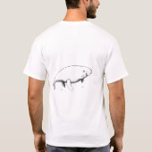 T-shirt Manatee doux - Tee doux et inspirant (Dos)