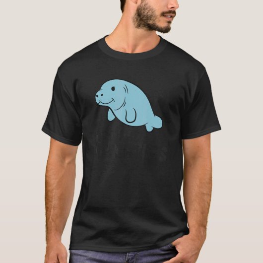T-shirt Manatee Floaty Potato Save The Manatees (Devant)