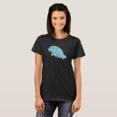 T-shirt Manatee Floaty Potato Save The Manatees (Devant entier)