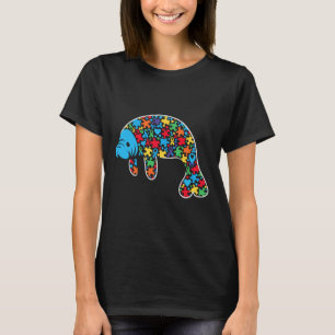 T-shirt Manatee Puzzle Sensibilisation sur l'autisme Autis