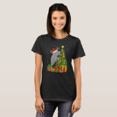 T-shirt Manatee  Xmas Holiday Santa Manatee Christmas Tree (Devant entier)