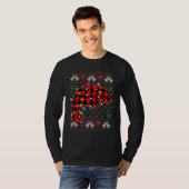 T-shirt Manatee     Xmas Lights Ugly Christmas Sweater (Devant entier)