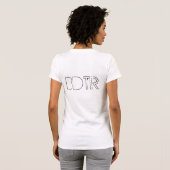 T-shirt Manche Bella pour femmes à manches courtes (Dos entier)