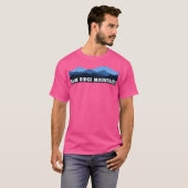T-shirt Manche de baseball Blue Ridge Mountains (Devant entier)