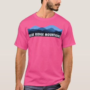T-shirt Manche de baseball Blue Ridge Mountains