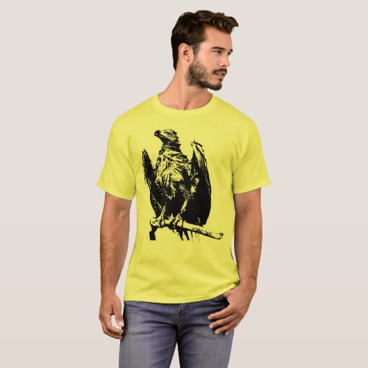 T-shirt Manche longue aigle Zombie (Devant entier)