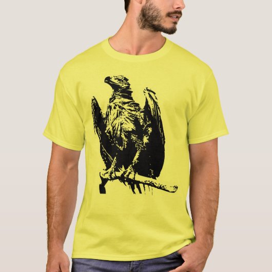 T-shirt Manche longue aigle Zombie (Devant)
