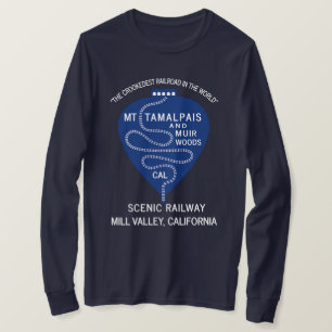 T-shirt Manche Longue Chemin de Fer le Plus Tordu Mt Tamal