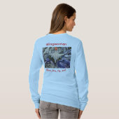 T-shirt Manche longue d'ailier charitable - Femme (Dos entier)
