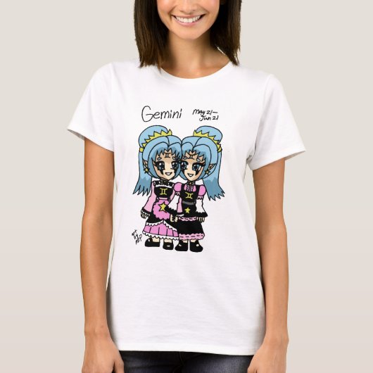 T-shirt manche longue gemini (Devant)