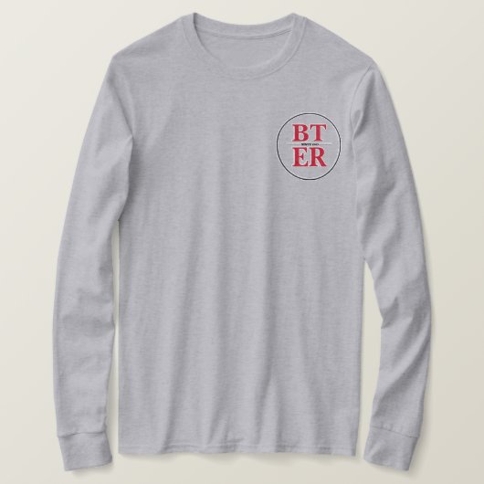 T-shirt Manche longue - impression noire (Design devant)