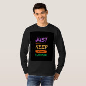 T-Shirt manche longue noir (Devant entier)