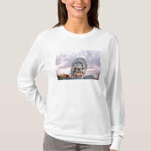 T-shirt Manche longue 'Wonder Wheel at Twilight'