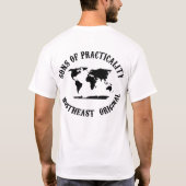 T-shirt manches courtes blanches, noir (Dos)