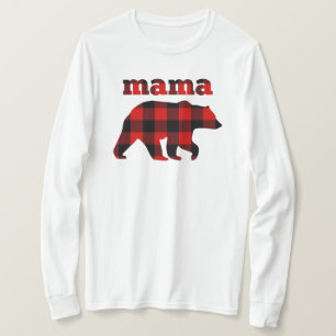 T-shirt Manches longues à manches longues de Mama Bear