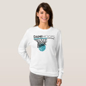 T-shirt Manches longues blanches - Dani Hoops Basketball (Devant entier)