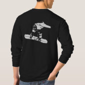 T-shirt Manches longues pour snowboard (Dos)
