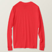 T-shirt Manches longues rouges  (Design dos)