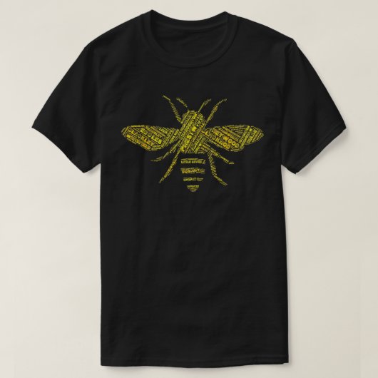 T-shirt Manchester Bee est composé de tous les endroits da (Design devant)