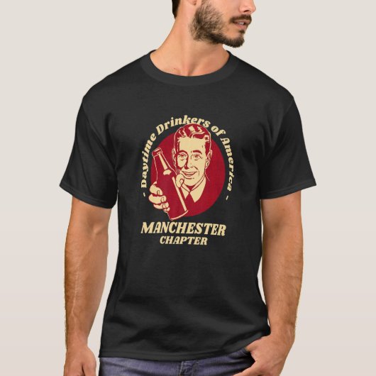 T-shirt Manchester Chapitre Boissons diurnes bière brasse (Devant)