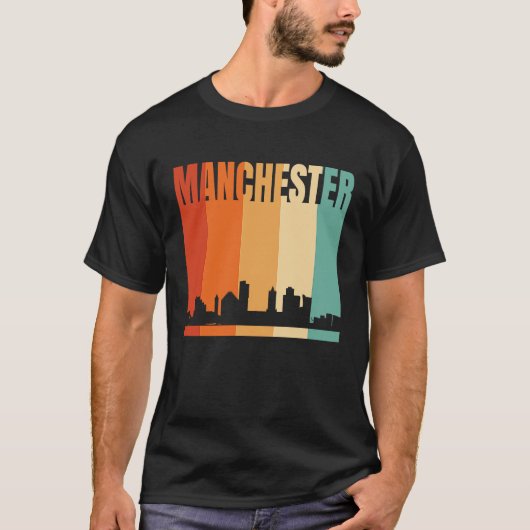 T-shirt Manchester City Skyline (Devant)