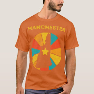 T-shirt Manchester New Hampshire Vintage Souven en détress