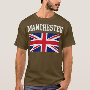 T-shirt Manchester Royaume-Uni Drapeau Angleterre Union Ja