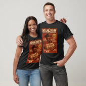 T-shirt ManChew Beef Gum – Retro Macho Parody Shirt (Unisexe)